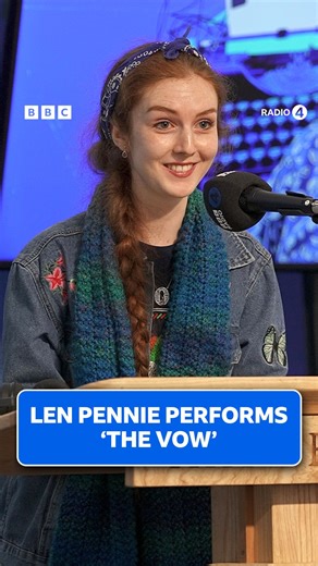 746K views · 139K reactions | Scots language poet and writer, Len Pennie, performs ‘The Vow’ taken from her new collection Poyums Annaw for a special episode of The Adverb at Hay Festival available this evening on BBC Radio 4 at 9pm. The Adverb | Listen on BBC Sounds #HayFestival #HayFestival2025 | BBC Radio 4 | Facebook