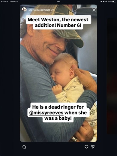The Young and the Restless star Scott Reeves announces some important family news