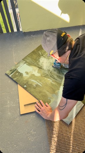 Sometimes changes are necessary…. #AaronWesterberg #Changes #Sanding #Sanded #Westerberg #FineArt #Erase #She’sGone #Bye-bye #SeeYouLater #IDon’tCare | Aaron Westerberg Fine Art