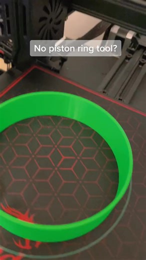 No tool? But have a 3D printer.. #husqvarna #enginerebuild #pistonrings #3dprinter No tool? But have a 3D printer.. #husqvarna #enginerebuild #pistonrings #3dprinter | 3d-Printed Engine Parts