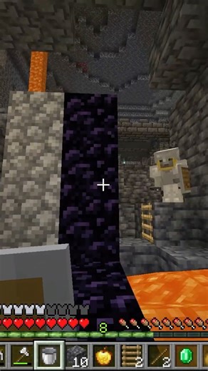 Mon portail est IMMONDE 😂🔥 #minecraft #shorts