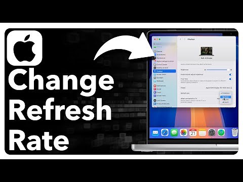 How To Change Refresh Rate On Mac