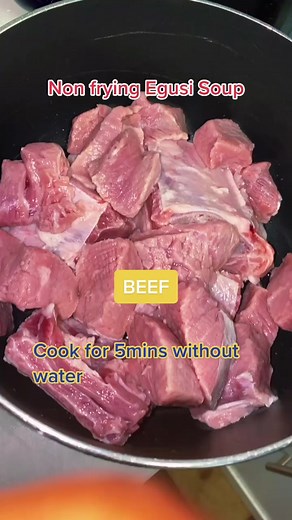 How to make Non Frying Egusi Soup✅ 🇳🇬🇳🇬#egusisoup #nigerianegusi #nigerianfoodrecipe #fypageシ #viralfood #viral