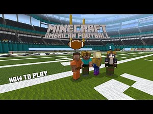 Playing Football in Minecraft!!