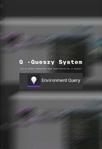 #shorts #gamedev Q – Query System 🧠 Blueprint Codex: Visual Dictionary for @unrealengine How does your character—or enemy—make smart decisions in Unreal Engine? 🔍 Want to go deeper? Check out these tutorials: 📌 Smart Enemy AI – Part 10 (AI Jumping / Nav Link) – Ali Elzoheiry 📌 Unreal Engine 5 AI Tutorial – Understanding EQS – Artificial Entertainment 📌 Unreal Engine 5 – Intro to EQS – Ryan Laley 🔗 More Game Dev Content: 📍 YouTube/TikTok/Instagram ➝ @TERMRAKC 📍 Check out Dreamless Kingdom