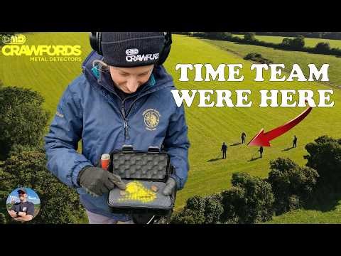 Detecting Near a Viking Waterway with Time Team. Minelab Manticore M9