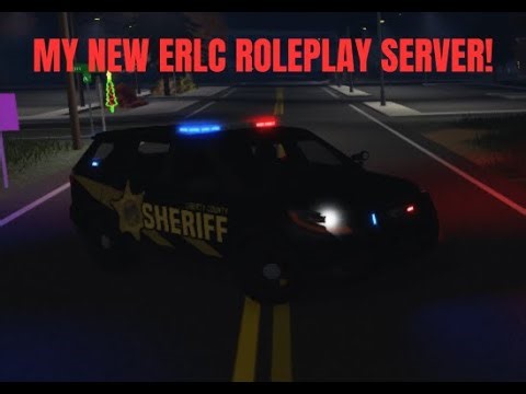 MY **NEW** ERLC ROLEPLAY SERVER! (Roblox Emergency Response: Liberty county)