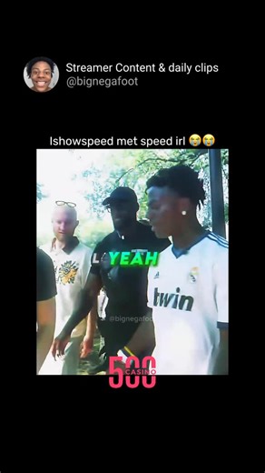 Streamers Clips on Instagram: "speed met speed the popular American streamer known for his energetic personality and viral moments, recently made waves during his visit to China. His unique style and unpredictable antics captured the attention of fans across the country, quickly making him a trending topic on Chinese social media platforms like Weibo and Douyin. Speed’s interactions with locals, attempts at speaking Mandarin, and his reactions to Chinese culture provided endless entertainment fo