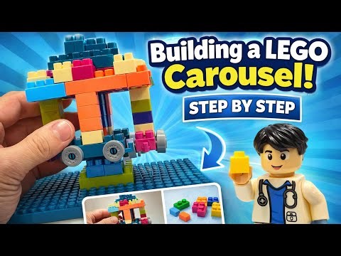 Building a LEGO Carousel | Easy Step by Step