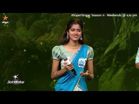 Glimpse of Rasa Rasa Song by #AnnBenson #Vignesh ❤️😍 | Super Singer Season 11 | Episode Promo