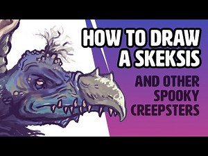How to Draw A Skeksis (and other creepy stuff)