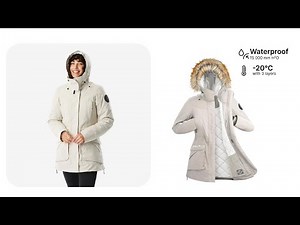 Women hiking waterproof parka jacket -SH900