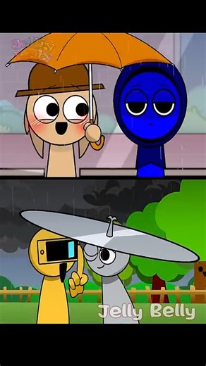 How To Deal With A Rainy Day (Tunner X Jevin , Garnold X Clukr) #sprunki #animation #trending #incredibox | DotClax
