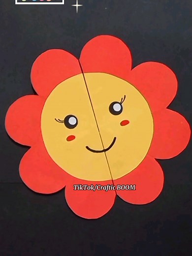 DIY Flower Card for Teacher's Day Gift