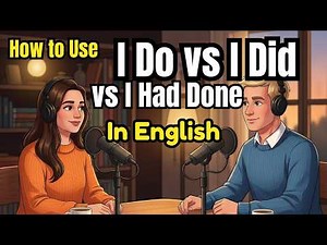 How to Use I Do vs I Did vs I Had Done in English | Daily English Conversations Practice