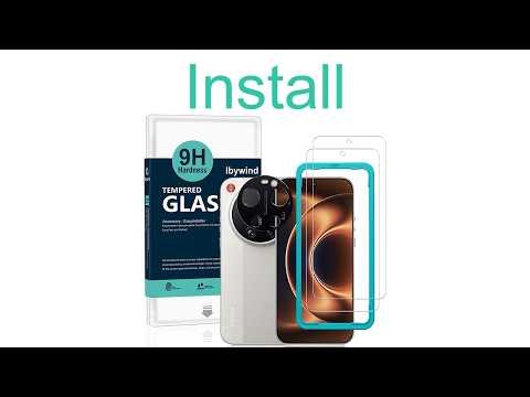 Xiaomi 17 Ultra 5G Tempered glass Ibywind Protector & Easy Install Kit & Camera Lens Protector