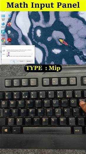 Stop Typing Math! Use the Magic Math Input Panel #shorts