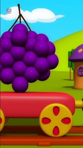Bob قطار الفاكهة #shrots #reels #music #cartoon #entertainment #learning #fruits #fruitstrain