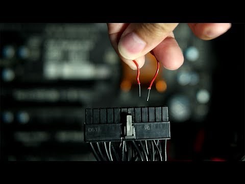 How To Test Your Power Supply With A Paperclip