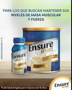 Cada persona tiene necesidades nutricionales diferentes. Por ello, tenemos 3 opciones de Ensure® para cada ocasión. Cuéntanos, ¿cuál es tu preferida? Publicidad dirigida para mayores de 16 años. | Ensure Latinoamérica
