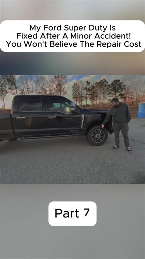 Ford Super Duty Repair Cost After Minor Accident