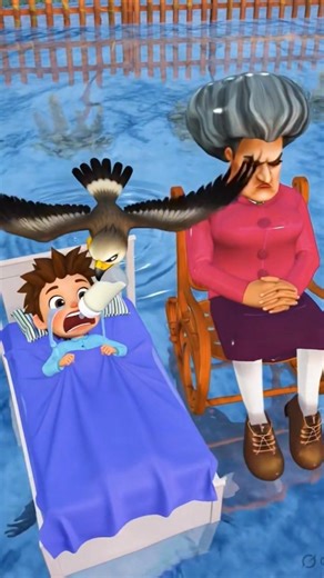 Good brother eagle in scary teacher 3D #short #scaryteacher #funny