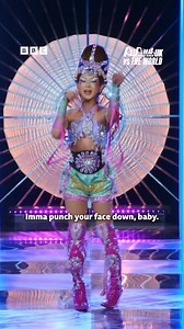 She’s coming in swinging 🥊 Watch ALL NEW RuPaul’s Drag Race UK VS The World TOMORROW, 8pm on iPlayer 🇹🇭 #DragRaceUK The famous race steps up to Olympian level as elite Drag Race queens from around the world take on the UK in a bid to be RuPaul’s next Queen of the Mothertucking World. | RuPaul's Drag Race UK