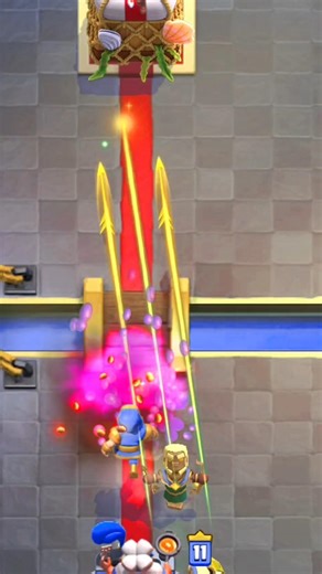 The BROKEN "Triple-Hero Control" Everyone is Using! 🏹🔥⚓️ #Shorts #USA #ClashRoyale #Gaming