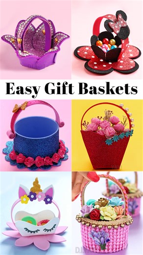 6 Easy Gift Basket Ideas | How to make Gift Basket | Gift Ideas 💝 #diy #giftideas #giftbaskets #handmade #tutorial | D.I.Yay