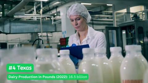 These 7 states produce the most dairy products in America