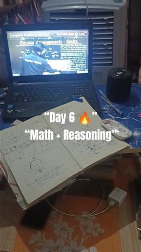 “Day 6 🔥 | Quant + Reasoning | Can I Complete My Target?”“No Excuses 🚫 | #study #shorts #sbipo