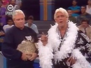 The FIRST EVER appearance of #RicFlair on WWF television. His debut was right here on Prime Time Wrestling! | Custom Wrestling Figures