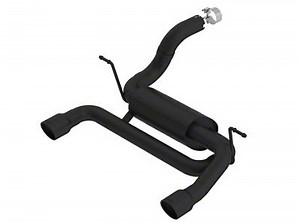 Borla Jeep Wrangler ATAK Axle-Back Exhaust with Ceramic Black Tips 11964CB (18-26 2.0L Jeep Wrangler JL) - Free Shipping