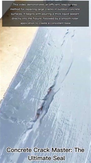 Concrete Crack Master: The Ultimate Seal
