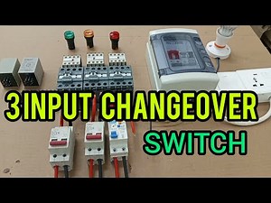 3 INPUT CHANGEOVER SWITCH