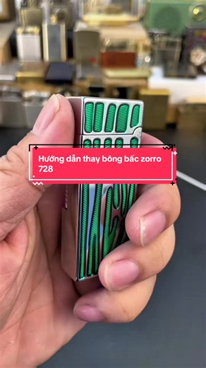 #zorro 728 sọc dưa xanh hướng dẫn anh em thay thế phụ kiện #edc #bongda #lighter #batluadep