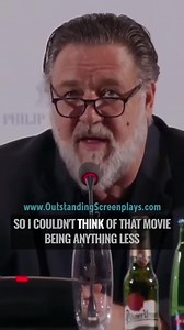 Russell Crowe on Gladiator TWO. #outstandingscreenplays #podcastclips #entertainment #podcast | Outstanding Screenplays