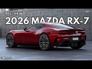 新型 2026 マツダ RX-7 発表 - 伝説のロータリーエンジン スポーツカーが登場します!