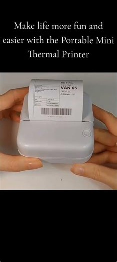 Capture and Print On-the-Go with the Portable Mini Thermal Printer