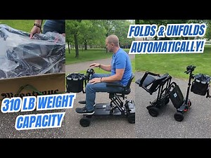 Watch This Scooter Fold Itself! Megatrone Automatic Folding Scooter Unboxing