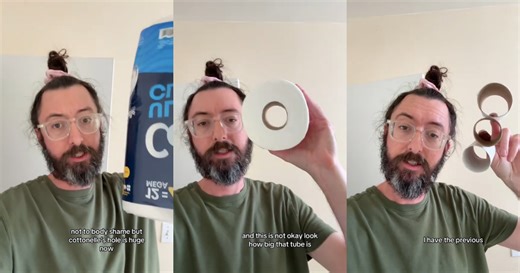 ‘You thought I wouldn’t notice?’ – Customer Picked Up A New Pack Of Toilet Paper, But Then He Realized Something Devious About The Tube