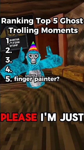 Ranking The FUNNIEST Ghost Troll Moments... 😱👀 #gorillatag #vr