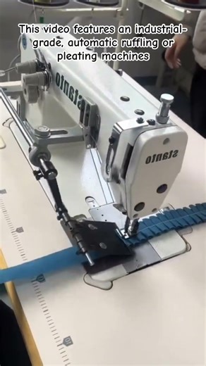 The Perfect Pleat: Automated Ruffling Machine in Action #SewingMachine #Automation #TextileIndustry
