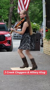 Fun day @darnellfarmsnc with Hillary Klug and the J Creek Cloggers! #fiddle #music #dancing | JCreekCloggers