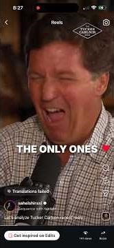 Tucker Carlson loves negative publicity as Megan Marcel #kingrezapahlavi #thankyoubibi #thankutrump