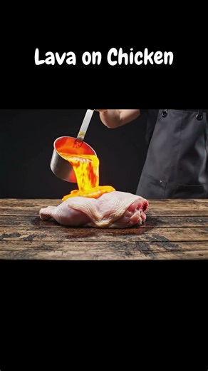 Lava vs Beef vs Chicken: Which One Survives 1500°C? 🥩🍗🔥