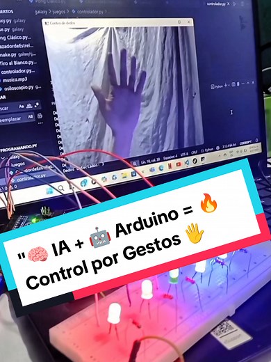 Control de LEDs con Visión Artificial: Arduino y Python