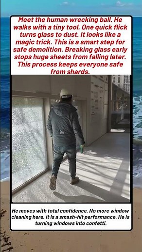 Breaking Windows With The Ultimate Professional Demolition Tool