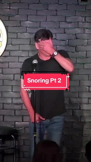 Pt. 2 of my wife snoring. Part two for you… I live with it… so… you win. #comedian #standupcomedy #comedy #fyp