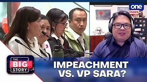8.1K views · 237 reactions | Why not file plunder case before impeachment vs. VP Sara — expert #TheBigStory | Ateneo Policy Center Senior Research Fellow Atty. Michael Yusingco says Vice President Sara Duterteas is not immune from any legal action, and should be held accountable first for cases related to the alleged misuse of confidential funds before impeachment talks. | ONE News | Facebook